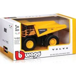 Bburago 1:60 Volvo Knækstyret Dumper -Konstruktionslegetøj butik 687c2267bcfe495a0d049842f9f7ec29
