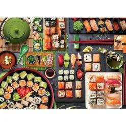 Eurographics Puslespil Sushi Table - 1000 Brikker -Konstruktionslegetøj butik 68801f57 e449 4504 8e28 f12b89bb371a