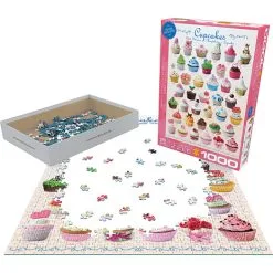 Eurographics Puslespil Cupcakes - 1000 Brikker -Konstruktionslegetøj butik 69e3063a 7808 4edb 8bf3 08c2b2f254d6