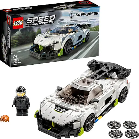 LEGO 76900 Speed Champions Koenigsegg Jesko Racerbilsæt Med Kører Og Køredragt 3 LEGO 76900 Speed Champions Koenigsegg Jesko Racerbilsæt Med Kører Og Køredragt