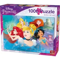 King Puslespil Med Disney-prinsesser 1000 Brikker