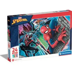 Clementoni Maxi Spiderman Puslespil 24 Brikker