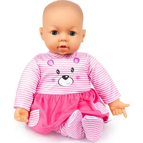 Mami Baby Dukketøj - Pink Kjole 4 Mami Baby Dukketøj - Pink Kjole - Billede 2