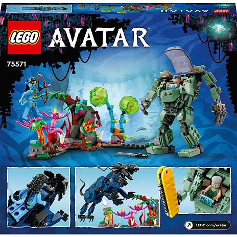 LEGO® Avatar Neytiri Og Thanator Mod Quaritch I AMP-dragt 75571 5 LEGO® Avatar Neytiri Og Thanator Mod Quaritch I AMP-dragt 75571 - Billede 3