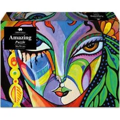 1Play Amazing Puzzle, Ansigt Puslespil - 1000 Brikker