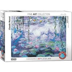 Eurographics Puslespil Waterlilies Claude Monet - 1000 Brikker