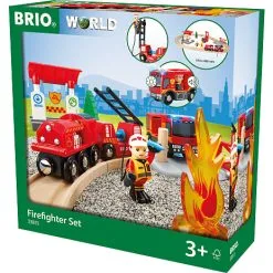 BRIO 33815 Togsæt Med Brandmandstema