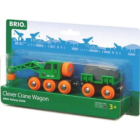 BRIO Togvogn Med Kran 33698 7 BRIO Togvogn Med Kran 33698 - Billede 5