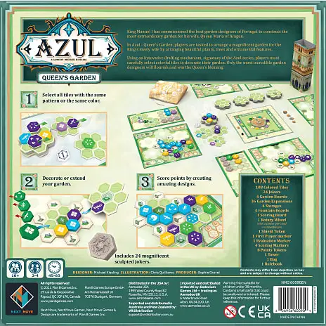 Azul Queens Garden Nordic - Brætspil 4 Azul Queens Garden Nordic - Brætspil - Billede 2