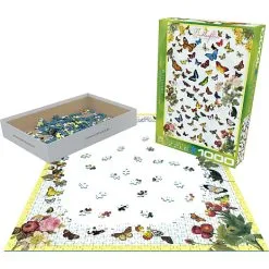 Eurographics Puslespil Butterflies - 1000 Brikker -Konstruktionslegetøj butik 7203d37a 542e 46f0 9aef 01680cc65766