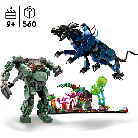 LEGO® Avatar Neytiri Og Thanator Mod Quaritch I AMP-dragt 75571 6 LEGO® Avatar Neytiri Og Thanator Mod Quaritch I AMP-dragt 75571 - Billede 4