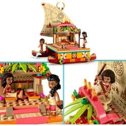 LEGO 43210 Disney Vaianas Vejfinderbåd -Konstruktionslegetøj butik 74ddb303b34bb1035e01d6c2dc17dba0