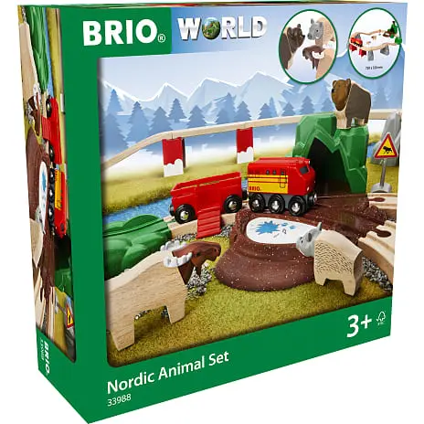 BRIO 33988 Togbane Med Nordiske Dyr 12 BRIO 33988 Togbane Med Nordiske Dyr - Billede 10