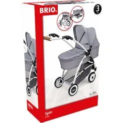 Brio Spin Dukkevogn - Grå -Konstruktionslegetøj butik 76c91b8d 79ad 463c 9446 f4b1fd1a459d