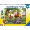 Ravensburger, Heste Ved åen Puslespil 300 Brikker