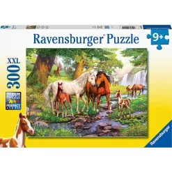 Ravensburger, Heste Ved åen Puslespil 300 Brikker