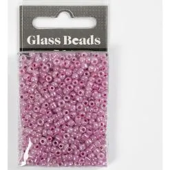 Andre Mærker Rocaiperler - Pink