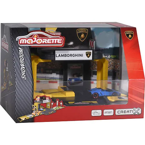 Majorette Lamborghini Showroom Med Tilbehør 5 Majorette Lamborghini Showroom Med Tilbehør - Billede 3