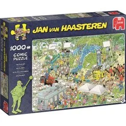 Jumbo, Jan Van Haasteren Puslespil "Tv Studiet" 1000 Brikker -Konstruktionslegetøj butik 804cdcf8 b8a6 4724 94ca f4056f428024