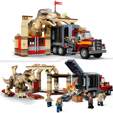 LEGO® Jurassic World T. Rex Og Atrociraptor På Dinosaurflugt 76948 6 LEGO® Jurassic World T. Rex Og Atrociraptor På Dinosaurflugt 76948 - Billede 4
