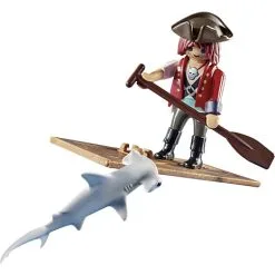 Playmobil Pirat Med Tømmerflåde Og Hammerhaj 70598 -Konstruktionslegetøj butik 85dde115 e7df 45c3 921f 170d490e9c65