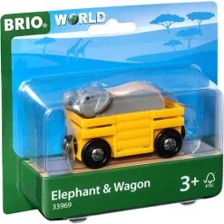 BRIO 33969 Elefant Og Vogn