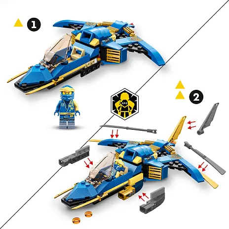 LEGO NINJAGO 71784 Jays Lynjet EVO 8 LEGO NINJAGO 71784 Jays Lynjet EVO - Billede 6