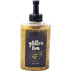Andre Mærker Glitter Lim - 177ml Guld
