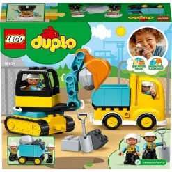 LEGO DUPLO Town Lastbil Og Gravemaskine På Larvefødder 10931 17 LEGO DUPLO Town Lastbil Og Gravemaskine På Larvefødder 10931 -Konstruktionslegetøj butik 891378ba f4d9 43df b14b 289c13881493