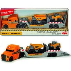 Dickie Toys Lastbil Volvo 10cm M/arbejdsbiler