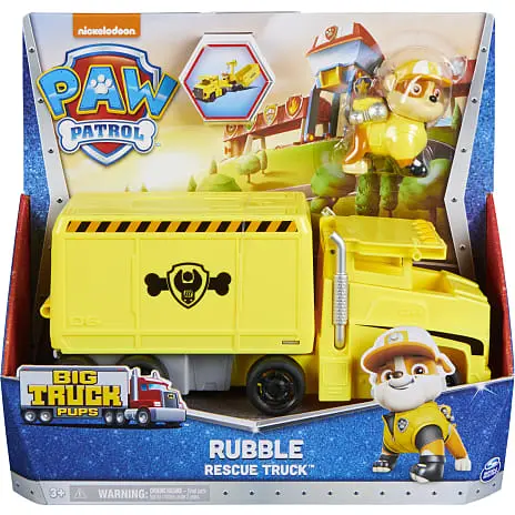 Paw Patrol Big Trucks Rubble Legetøjsbil 7 Paw Patrol Big Trucks Rubble Legetøjsbil - Billede 5