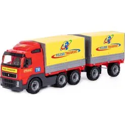 Polesie Lastbil Forvogn Med Hænger 775x190x250mm -Konstruktionslegetøj butik 8be475197f3cea8493219a1f27229505