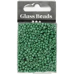 Andre Mærker Rocaiperler Grøn 25g Hulstr. 0,6-1,0 Mm