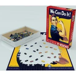 Eurographics Puslespil Rosie The Riveter - 1000 Brikker -Konstruktionslegetøj butik 8cf1a7e9 81ce 4902 bd25 c3e1d152160c