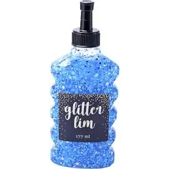 Andre Mærker Konfetti Lim 177ml Blå Grov