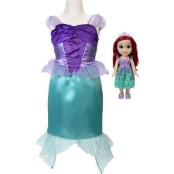 Disney Princess Ariel Dukke Med Kjole