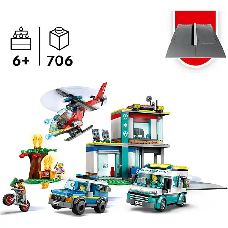 LEGO City 60371 Udrykningsfartøjernes Hovedkvarter 8 LEGO City 60371 Udrykningsfartøjernes Hovedkvarter - Billede 6