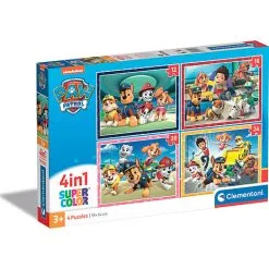 Clementoni Paw Patrol Puslespil 4 I 1