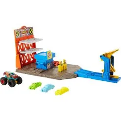 Hot Wheels Monster Trucks Blast Station Træningsbane