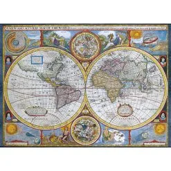 Eurographics Puslespil Antique World Map - 1000 Brikker -Konstruktionslegetøj butik 99007d86 ecd9 427e a7a3 eccdbdc4efd2