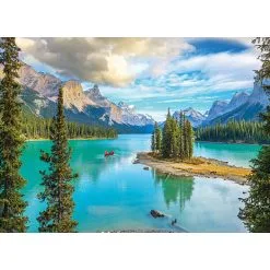 Eurographics Puslespil Maligne Lake Alberta - 1000 Brikker -Konstruktionslegetøj butik 9a97c409 46a9 4cde 9600 8f3f2d44e37a