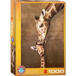 Eurographics Puslespil Giraffe Mothers Kiss - 1000 Brikker