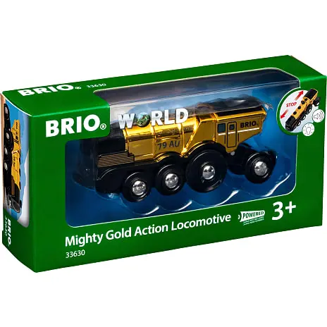 BRIO 33630 Guld Actionlokomotiv 4 BRIO 33630 Guld Actionlokomotiv - Billede 2