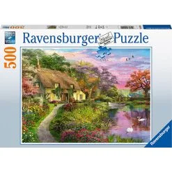Ravensburger, Landsted Puslespil - 500 Brikker