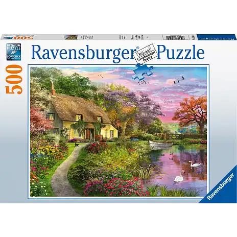 Ravensburger, Landsted Puslespil - 500 Brikker 3 Ravensburger, Landsted Puslespil - 500 Brikker