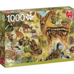 Jumbo Puslespil Young Wildlife - 1000 Brikker Rien Poortvliet Premium Coll.
