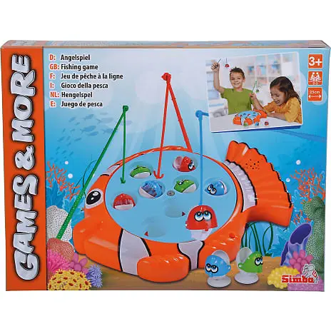 Noris Fiskespil 3 Fiskestænger 9 Fisk 4 Noris Fiskespil 3 Fiskestænger 9 Fisk - Billede 2