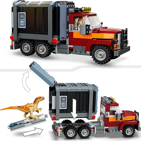 LEGO® Jurassic World T. Rex Og Atrociraptor På Dinosaurflugt 76948 7 LEGO® Jurassic World T. Rex Og Atrociraptor På Dinosaurflugt 76948 - Billede 5