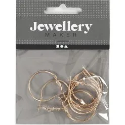 Ørering, Forgyldt, 8 Stk.