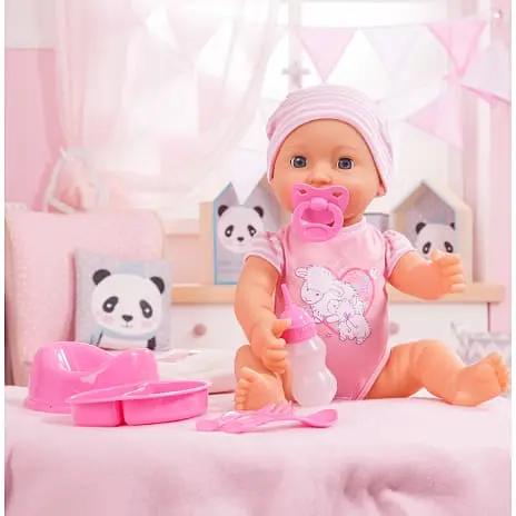 Mami Baby Nyfødt Pigedukke 40 Cm 9 Mami Baby Nyfødt Pigedukke 40 Cm - Billede 7